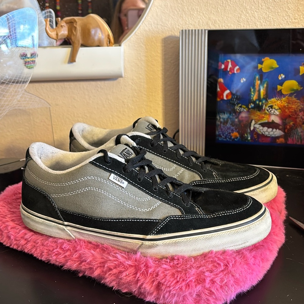 Vans Black and Gray Sneakers
